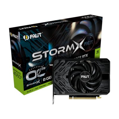 видеокарта Palit nVidia GeForce RTX 4060 Ti StormX OC 8Gb NE6406TS19P1-1060F
