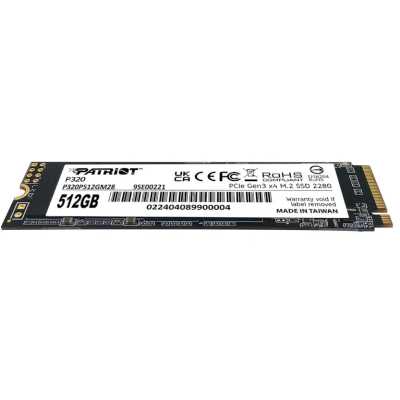 SSD диск Patriot P320 512Gb P320P512GM28 Черный