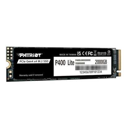 SSD диск Patriot P400 Lite 2Tb P400LP2KGM28H Черный