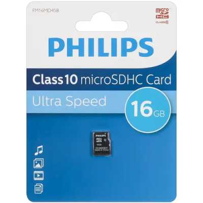 карта памяти Philips 16GB FM16MD45B/97
