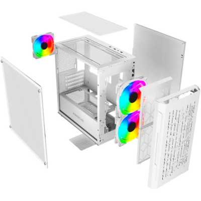 корпус PowerCase Mistral Micro D3W ARGB White