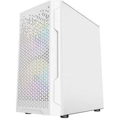 корпус PowerCase Mistral Micro Z3W Mesh LED White