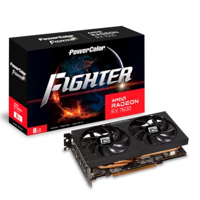 видеокарта PowerColor AMD Radeon RX 7600 8Gb RX 7600 8G-F