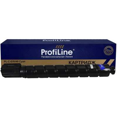 тонер-картридж ProfiLine PL_C-EXV49_C голубой