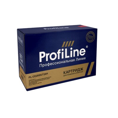 картридж ProfiLine PL-CE255X/724H черный