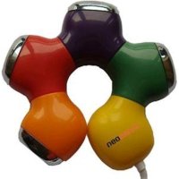 разветвитель USB Qumo NDH-618 цветной