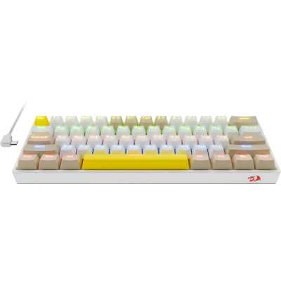 клавиатура Redragon Fizz Pro White 72598 Белый, серый, желтый