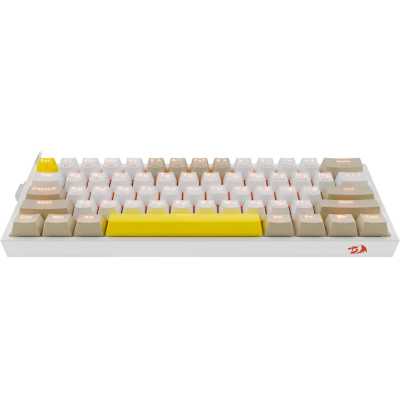 клавиатура Redragon Fizz White 72596 Белый, серый, желтый