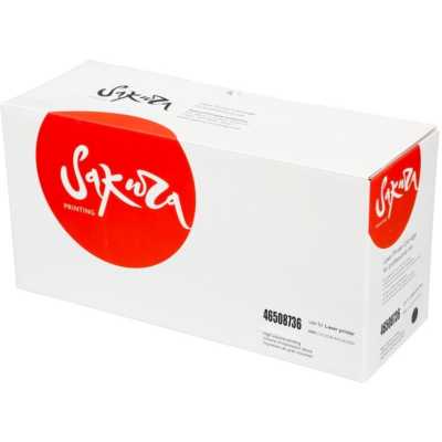 картридж Sakura SA46508736 черный