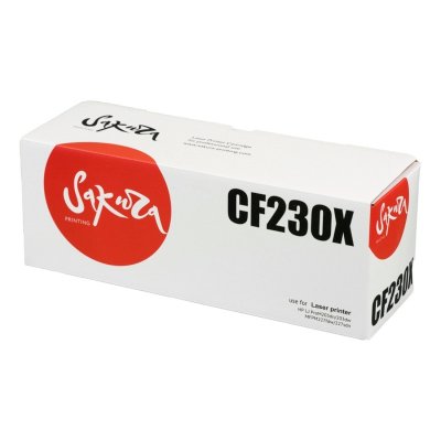 картридж Sakura SACF230X черный