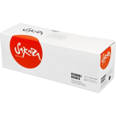 картридж Sakura SACF400X/045HBK черный