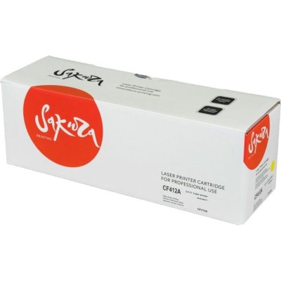 картридж Sakura SACF412A желтый