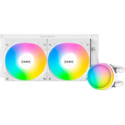 система водяного охлаждения SAMA L40 White L40-WHWAYXO2-G Белый