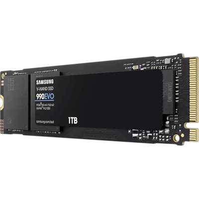 SSD диск Samsung 990 EVO 1Tb MZ-V9E1T0BW OEM Черный