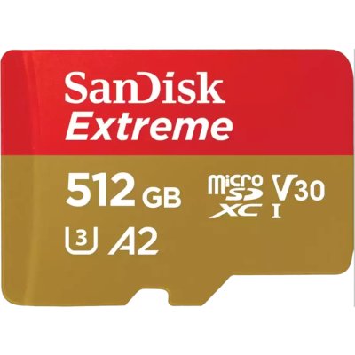 карта памяти SanDisk Extreme 512GB SDSQXAV-512G-IN6MS