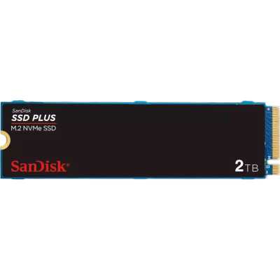 SSD диск SanDisk Plus 2Tb SDSSDA3N-2T00-G26 Черный