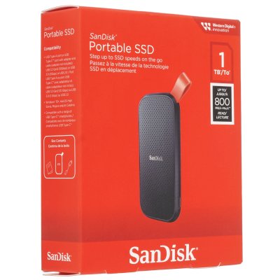 SSD диск SanDisk Portable 1Tb SDSSDE30-1T00-G26 Черный