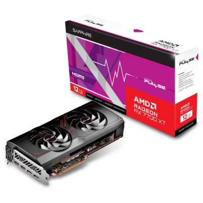 видеокарта Sapphire AMD Radeon RX 7700 XT Pulse 12Gb 11335-04-20G