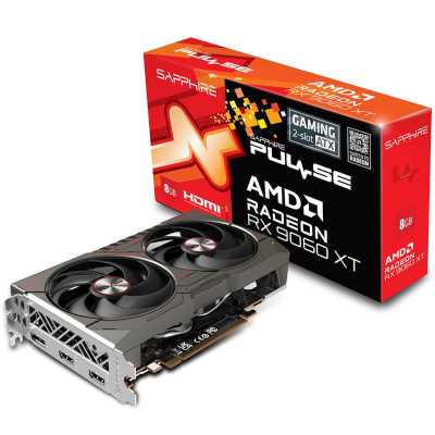 видеокарта Sapphire AMD Radeon RX 9060 XT Pulse 8Gb 11350-05-20G