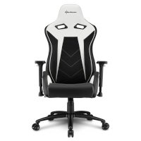 игровое кресло Sharkoon Elbrus 3 Black-White черно-белый