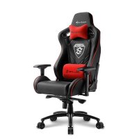 игровое кресло Sharkoon Skiller SGS4 Black-Red белый - красный