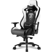 игровое кресло Sharkoon Skiller SGS4 Black-White черно-белый