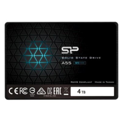 SSD диск Silicon Power A55 4Tb SP004TBSS3A55S25 Черный
