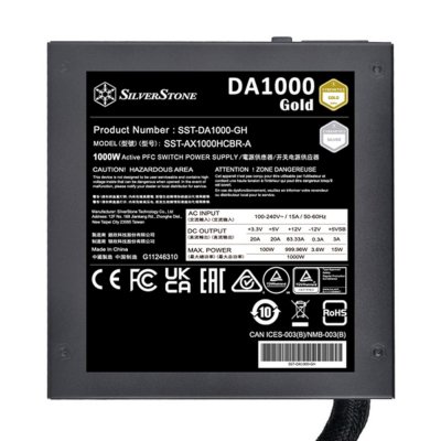 блок питания SilverStone 1000W DA1000 Gold SST-DA1000-GH