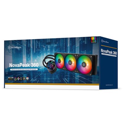 кулер SilverStone NovaPeak 360 ARGB SST-NP360-ARGB Черный