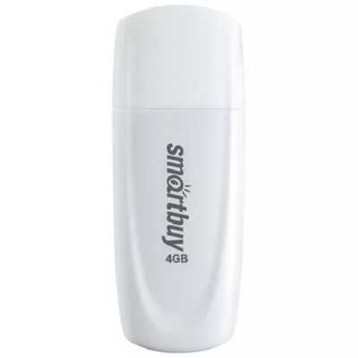 флешка SmartBuy 4GB SB004GB2SCW Белый