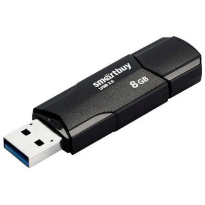 флешка SmartBuy 8GB SB8GBCLU-K3 Черный