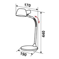 светильник настольный Бюрократ BL-070H/Navy
