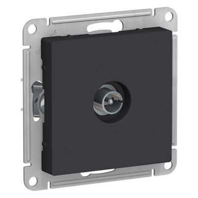 розетка телевизионная Systeme Electric AtlasDesign ATN001093 Карбон