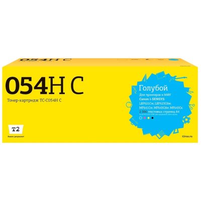 картридж T2 TC-C054H C голубой