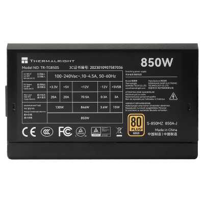 блок питания Thermalright 850W TR-TG850S Черный