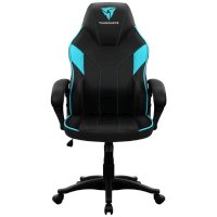 игровое кресло ThunderX3 EC1-BC черно-голубой