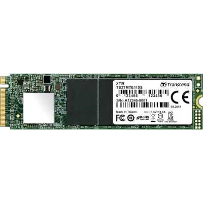 SSD диск Transcend MTE110S 2Tb TS2TMTE110S Зеленый