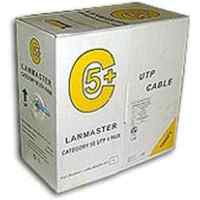витая пара Lanmaster LAN-5EUTP-PT-BK Черный