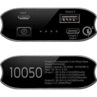 внешний аккумулятор A-Data AA10050QC-USBC-5V-CTI Серебристый