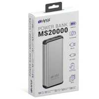 внешний аккумулятор Hiper Power Bank MS20000 Silver Серебристый