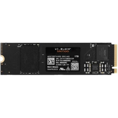 SSD диск WD Black SN7100 1Tb WDS100T4X0E Черный