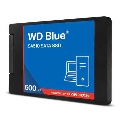 SSD диск WD Blue SA510 500Gb WDS500G5B0A Черный