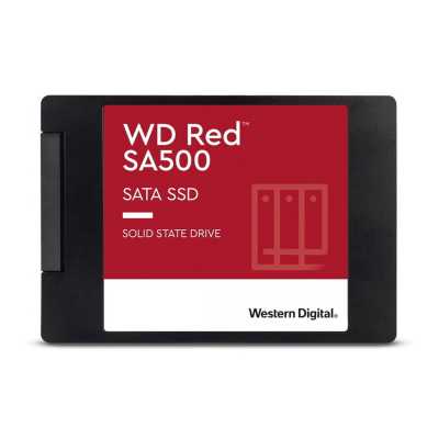 SSD диск WD Red SA500 2Tb WDS200T2R0A Красный, чёрный