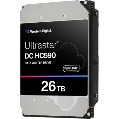 жесткий диск WD Ultrastar DC HC590 26Tb WUH722626ALE6L4 0F65672 Серебристый