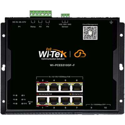 коммутатор Wi-Tek WI-PCES310GF-F