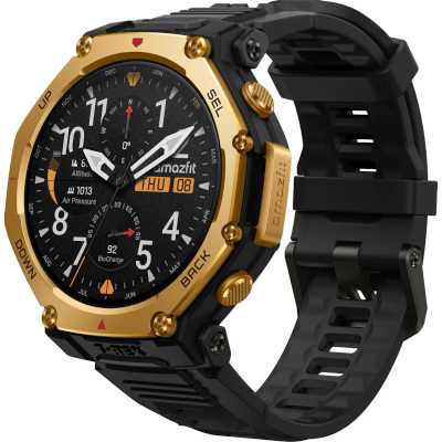 смарт часы Amazfit T-Rex 3 Pro 48mm Black-Gold