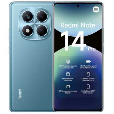 смартфон Xiaomi Redmi Note 14 Pro 4G 12/512GB Ocean Blue голубой