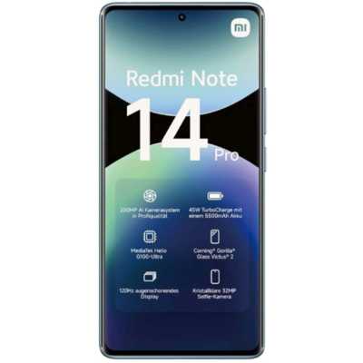 смартфон Xiaomi Redmi Note 14 Pro 4G 12/512GB Ocean Blue голубой