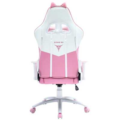 игровое кресло ZONE 51 KITTY Z51-KIT-PI розовый-белый