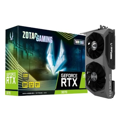 видеокарта Zotac nVidia GeForce RTX 3070 Twin Edge LHR 8Gb ZT-A30700E-10PLHR